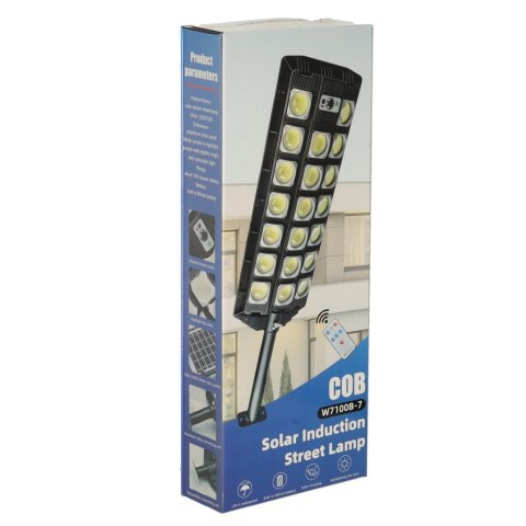 Lampa solarna LED - halogen z czujnikiem ruchu i pilotem