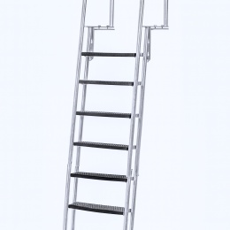 Drabinka pomostowa 265cm basenu kąpielisko WYSOKA 2 elementy