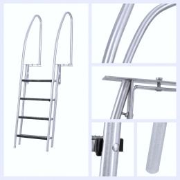 Drabinka pomostowa pomost basenu kąpielisko