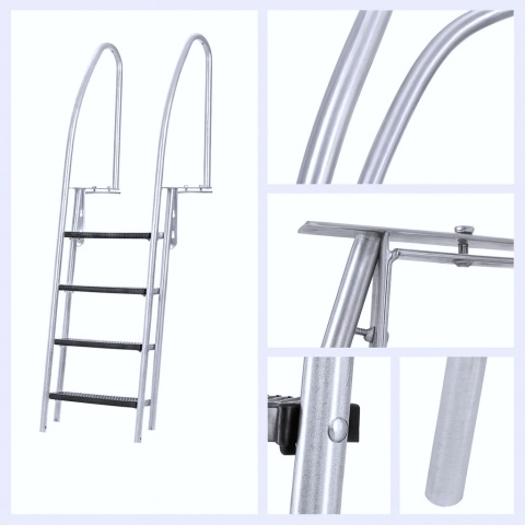 Drabinka pomostowa pomost basenu kąpielisko