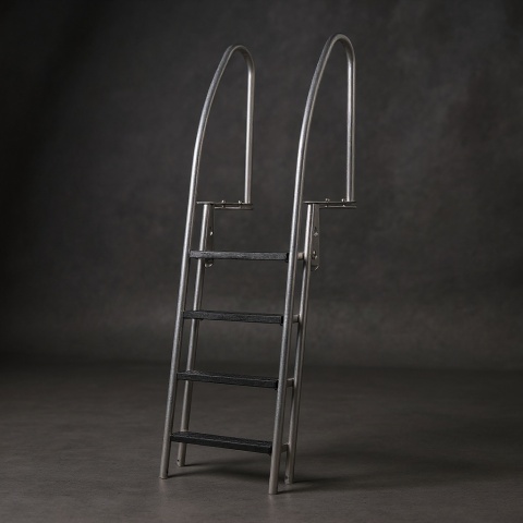 Drabinka pomostowa pomost basenu kąpielisko