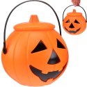 Wiaderko na Halloween - dynia do zbierania cukierków