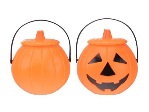 Wiaderko na Halloween - dynia do zbierania cukierków