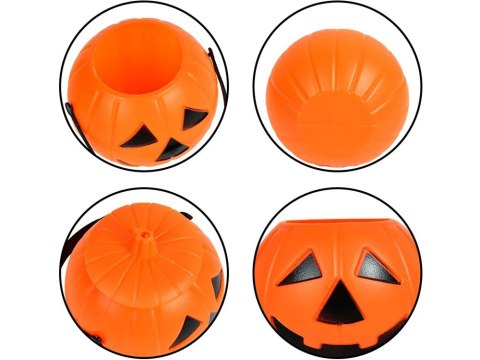 Wiaderko na Halloween - dynia do zbierania cukierków