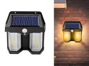 Nowoczesna lampa solarna do ogrodu z czujnikiem ruchu