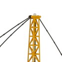 Dźwig budowlany RC z hakiem - żółto-czarny, 128 cm zabawy