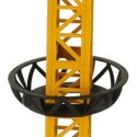 Dźwig budowlany RC z hakiem - żółto-czarny, 128 cm zabawy