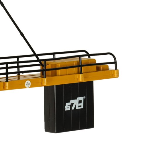 Dźwig budowlany RC z hakiem - żółto-czarny, 128 cm zabawy
