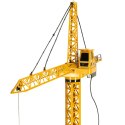 Dźwig budowlany RC z hakiem - żółto-czarny, 128 cm zabawy
