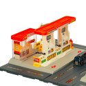 Stacja Paliw z Parkingiem - Zestaw 54 elementów dla małych odkrywców