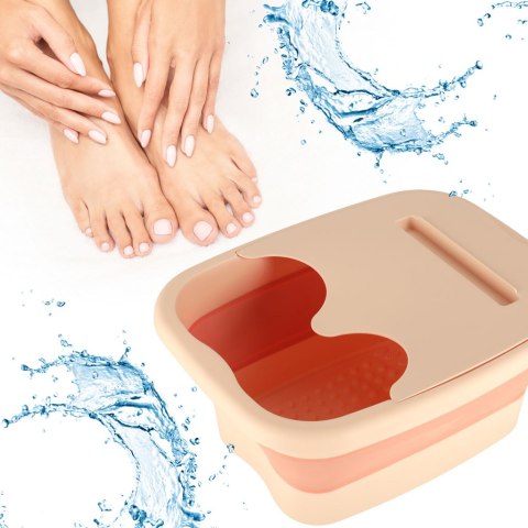 Składana miska do stóp z wypustkami - relaks w domowym SPA!
