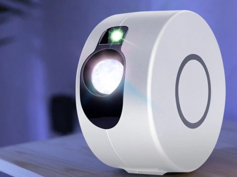 Projektor Gwiazd Astronauta Laserowy Rzutnik Nieba LED z Pilotem
