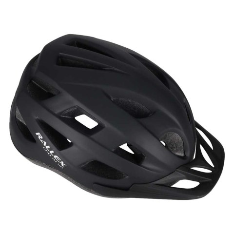 Nowoczesny kask rowerowy - regulowany, czarny, M 54-58cm
