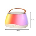 Zestaw karaoke z bezprzewodowym głośnikiem i LED RGB dla zabawy w każdym miejscu