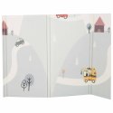 Mata edukacyjna piankowa 150x200 cm z motywem ulicy i balonów