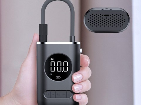 Bezprzewodowa Pompka Powietrza: Kompresor Elektroniczny 10 Bar LCD dla Rowerów i Samochodów