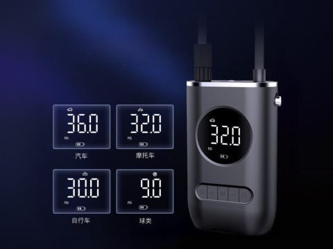 Bezprzewodowa Pompka Powietrza: Kompresor Elektroniczny 10 Bar LCD dla Rowerów i Samochodów
