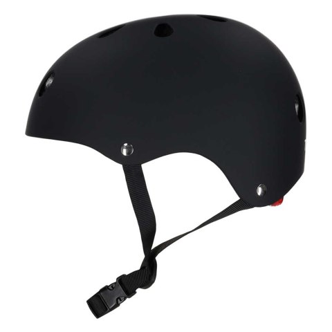 Kask dziecięcy Trike Fix z regulacją i LED - czarny idealny do nauki jazdy