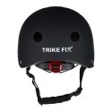 Kask dziecięcy Trike Fix z regulacją i LED - czarny idealny do nauki jazdy