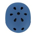 Kask rowerowy dla dzieci z diodą LED - granatowy, M 55-58 cm