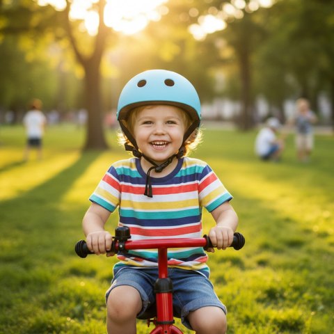 Kask rowerowy dla dzieci z diodą LED - zapewnij bezpieczeństwo i styl!