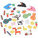 Kreatywna książeczka sensoryczna dla dzieci - Farme | Zabawka edukacyjna 3+ | Interaktywna książka filcowa pełna przygód | Zachw