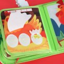Kreatywna książeczka sensoryczna dla dzieci - Farme | Zabawka edukacyjna 3+ | Interaktywna książka filcowa pełna przygód | Zachw