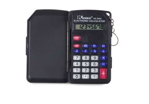 KALKULATOR KIESZONKOWY 8 CYFR BRELOK SKŁADANY ETUI