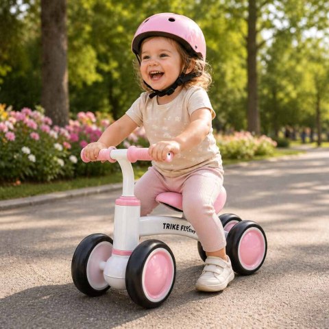 Rowerek biegowy dla maluchów Trike Fix Tiny V2 w kolorze różowym