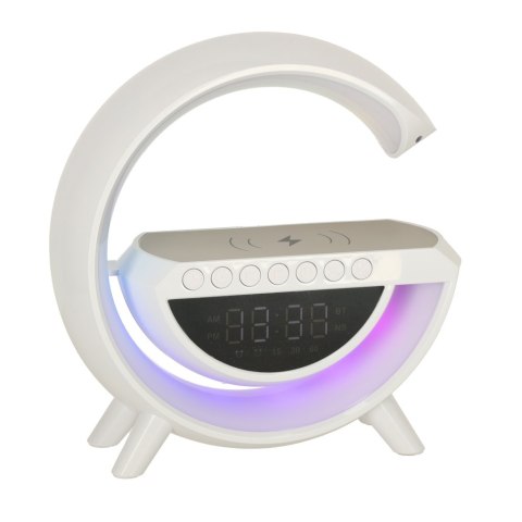 Nowoczesna lampka LED RGB z funkcjami głośnika i budzika