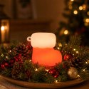 Nowoczesna lampka LED w kształcie świątecznej skarpety