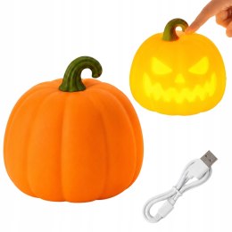 Lampka Nocna LED w Kształcie Dyni Halloween