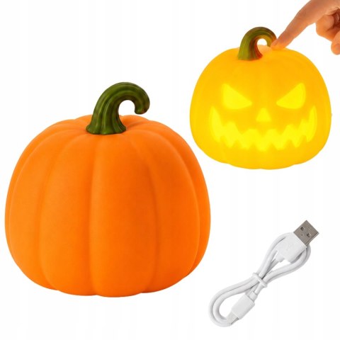 Lampka Nocna LED w Kształcie Dyni Halloween