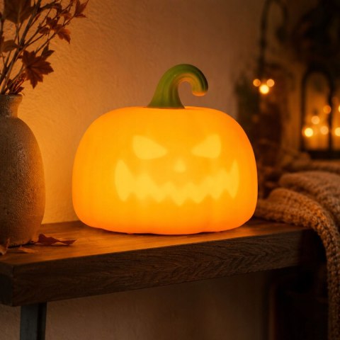 Lampka Nocna LED w Kształcie Dyni Halloween