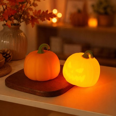 Lampka Nocna LED w Kształcie Dyni Halloween