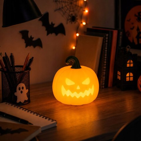 Lampka Nocna LED w Kształcie Dyni Halloween