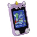 Smartfon edukacyjny dla dzieci z kolorowym motywem jednorożca