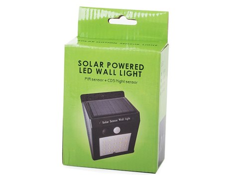 Lampa solarna z czujnikiem ruchu - 20 LED do ogrodu