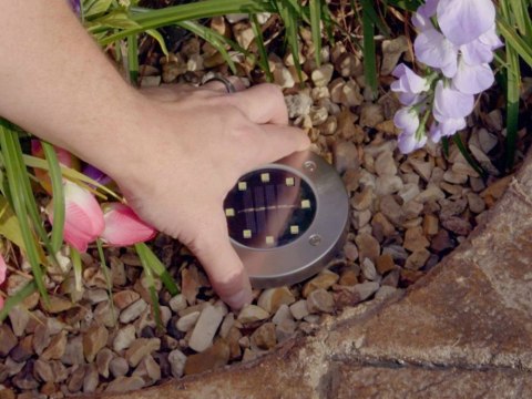 Lampa ogrodowa solarną z czujnikiem zmierzchu - zestaw 4 szt.