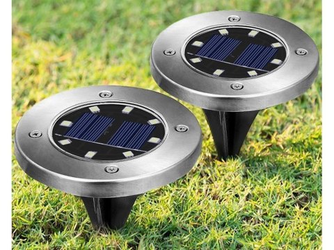 Lampa ogrodowa solarną z czujnikiem zmierzchu - zestaw 4 szt.