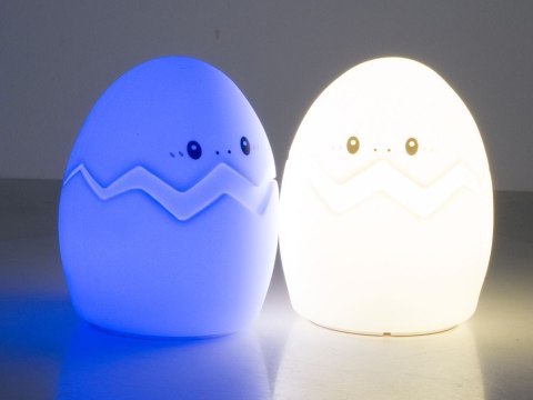 Nowoczesna lampka nocna RGB w kształcie jajka idealna do pokoju dziecka