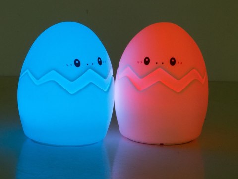 Nowoczesna lampka nocna RGB w kształcie jajka idealna do pokoju dziecka