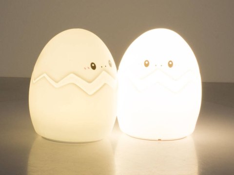 Nowoczesna lampka nocna RGB w kształcie jajka idealna do pokoju dziecka