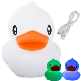 Lampa nocna LED - Kaczuszka dotykowa z podświetleniem RGB