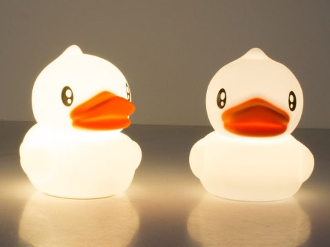 Lampa nocna LED - Kaczuszka dotykowa z podświetleniem RGB