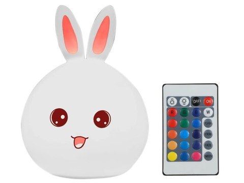 Zestaw LED Królik - Lampka Nocna z Pilotem dla Dzieci