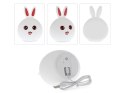 Lampa nocna LED w kształcie królika z dotykowym włącznikiem RGB