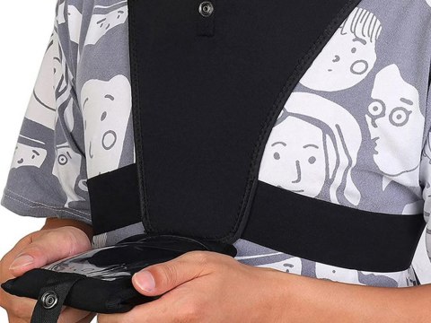 Nowoczesna kamizelka biegowa z funkcją ochrony telefonu i odblaskami