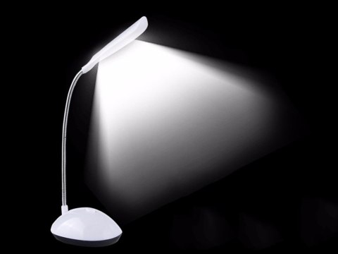Nowoczesna lampka biurkowa LED z regulowanym ramieniem i 4 diodami