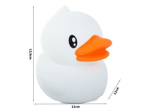 Lampa nocna LED - Kaczuszka dotykowa z podświetleniem RGB